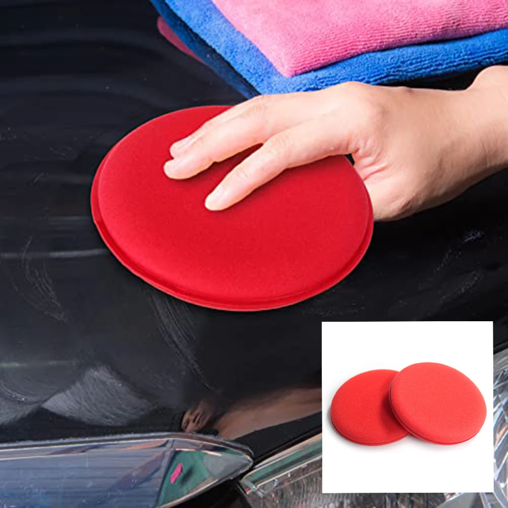 And Polishing DIY Enthusiasts Foam Applicator Pads Circular Cleaning Sponge Hand Polishing High Quality Pads Sponge Waxing