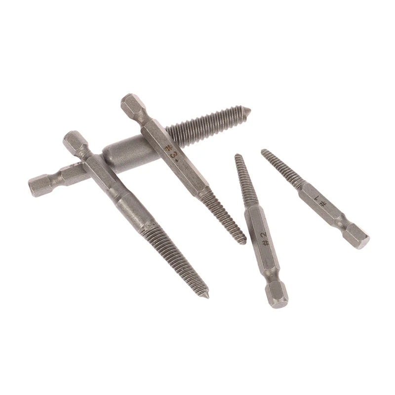 

10pcs Hexagonal Shank Broken Head Screw Extractor Screw Broken Head Screwdriver For Taking Out Electric Drill Tool Set