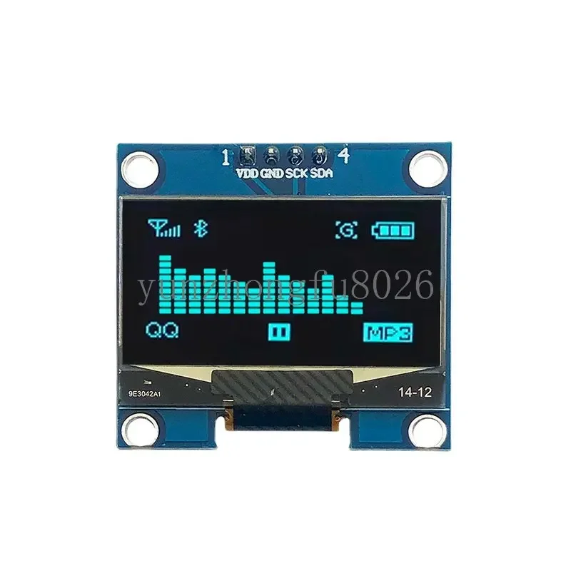 

1.3-Inch OLED Display Module 128 X64 Dot Matrix 4pin Monochromatic Display Screen IIC Interface