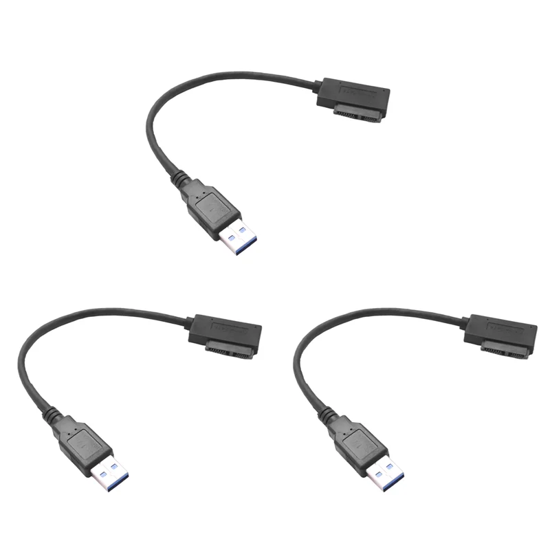 

ABT-3X USB 3.0 до 7 + 6 13-контактный тонкий SATA ноутбук CD/DVD ROM кабель-адаптер оптического привода