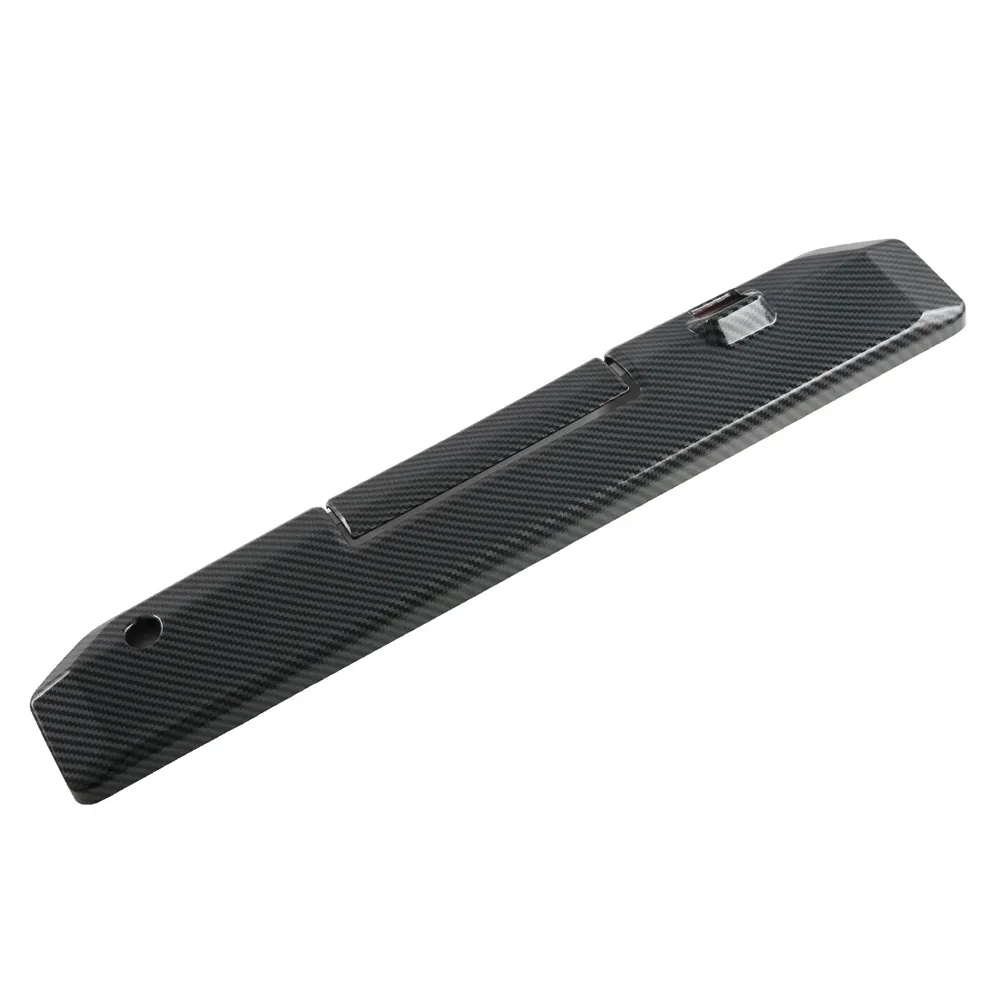 

Car Rear Gate Tailgate Handle Cover Trim Fit For Mitsubishi MV Triton 2023 2024 Carbon Fiber Grain ABS Plastic