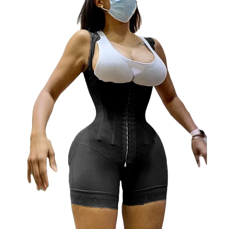 

Women Shapewear With Adjustable Abdomen After Delivery Open Bust and Crotch Shaper