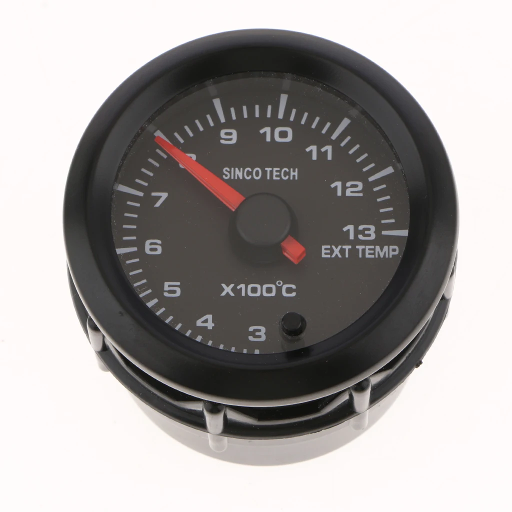 Exhaust Gas Temperature Gauge 52mm Blue LED EGT Car Gauge for Diesel Engine Panel Universal Fit