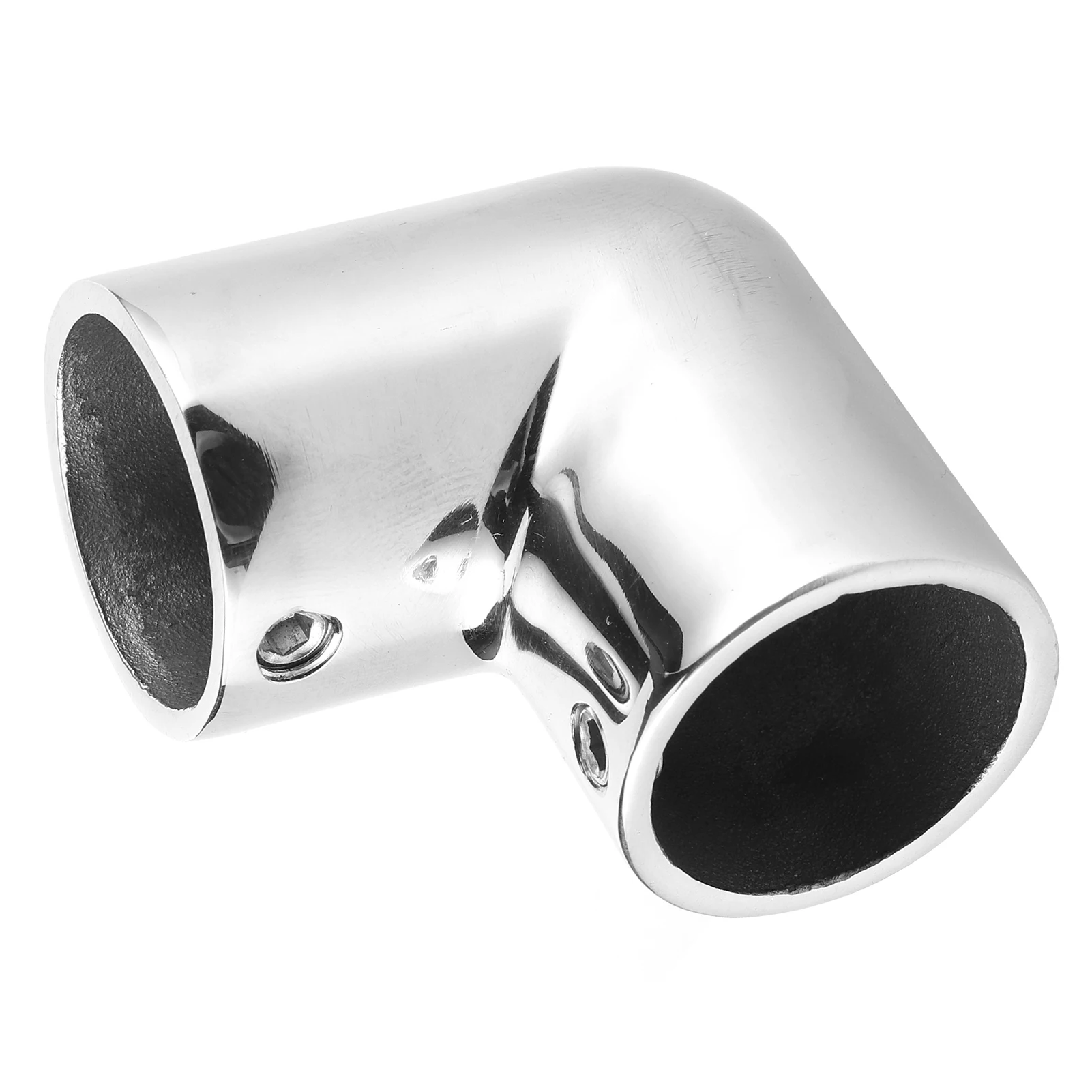 Stainless Steel Boat Pipe Connector Marine Yatch 90° Elbow Tube Joint Stainless Steel Hand Rail Fitting Marine Hardware