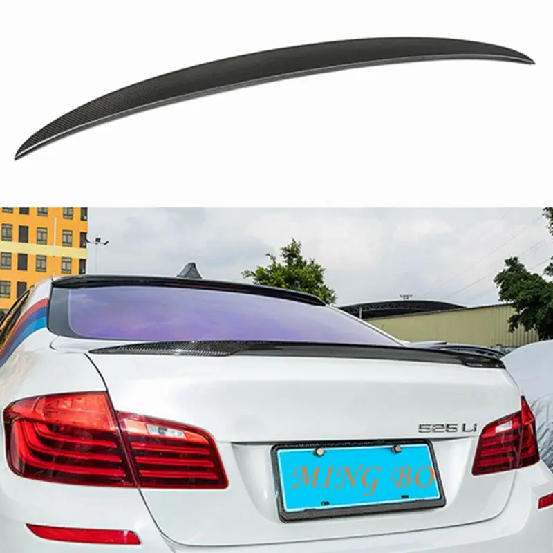 

FOR BMW 5 Series F10 F18/F10 M5 Sedan P Style Carbon fiber Forged carbon Rear Spoiler Trunk wing 2009 2010 2011 2012 2013-2017