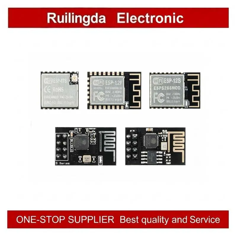 5PCS  ESP32-WROOM-32D Dual-Core WiFi Bluetooth Module ESP32-WROVER-I IB-B WROVER 32U Compact Wireless Connectivity Module