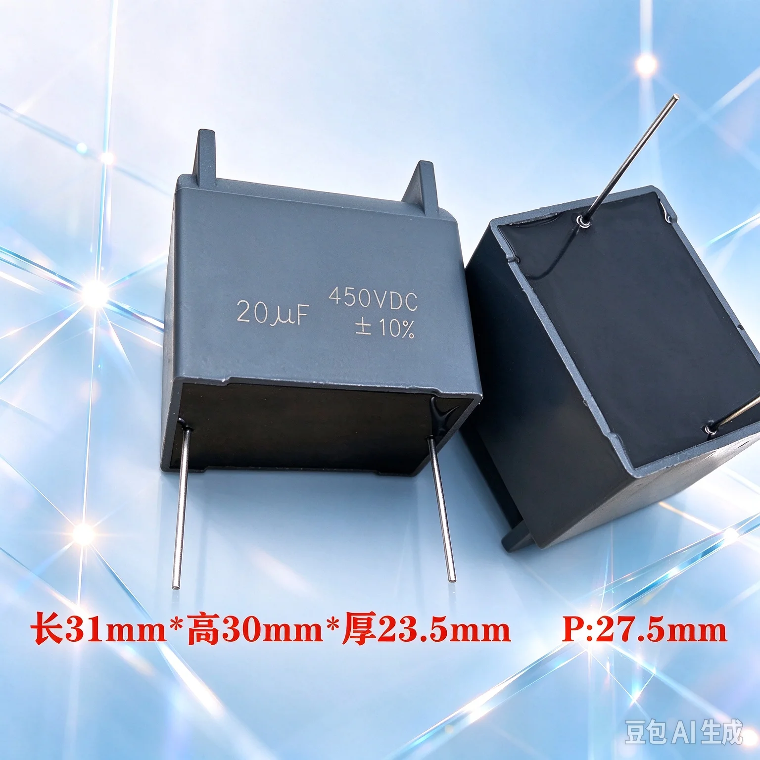 for NIS NISSEI MKP 20uF 206 450V Inverter Air Conditioner Capacitor  10pcs