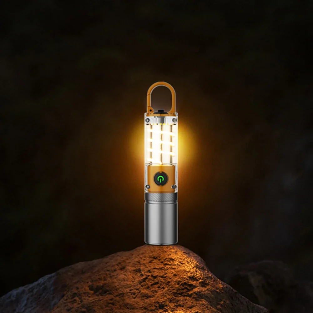 Nighttime Illumination LED Camping Light 1500mAh Lithium Battery Bushcraft Soft Light Cover Adjustable Brightness