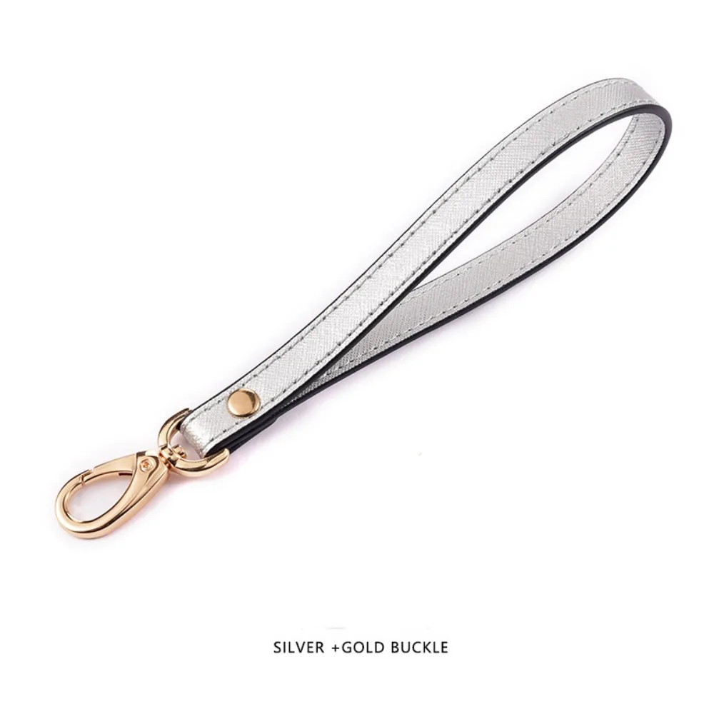 

Универсальный кожаный ремешок на запястье с защитой от потери, красочный ремешок для рук, брелок для ключей, кошелек, ремень для сумки, ремень для девочек