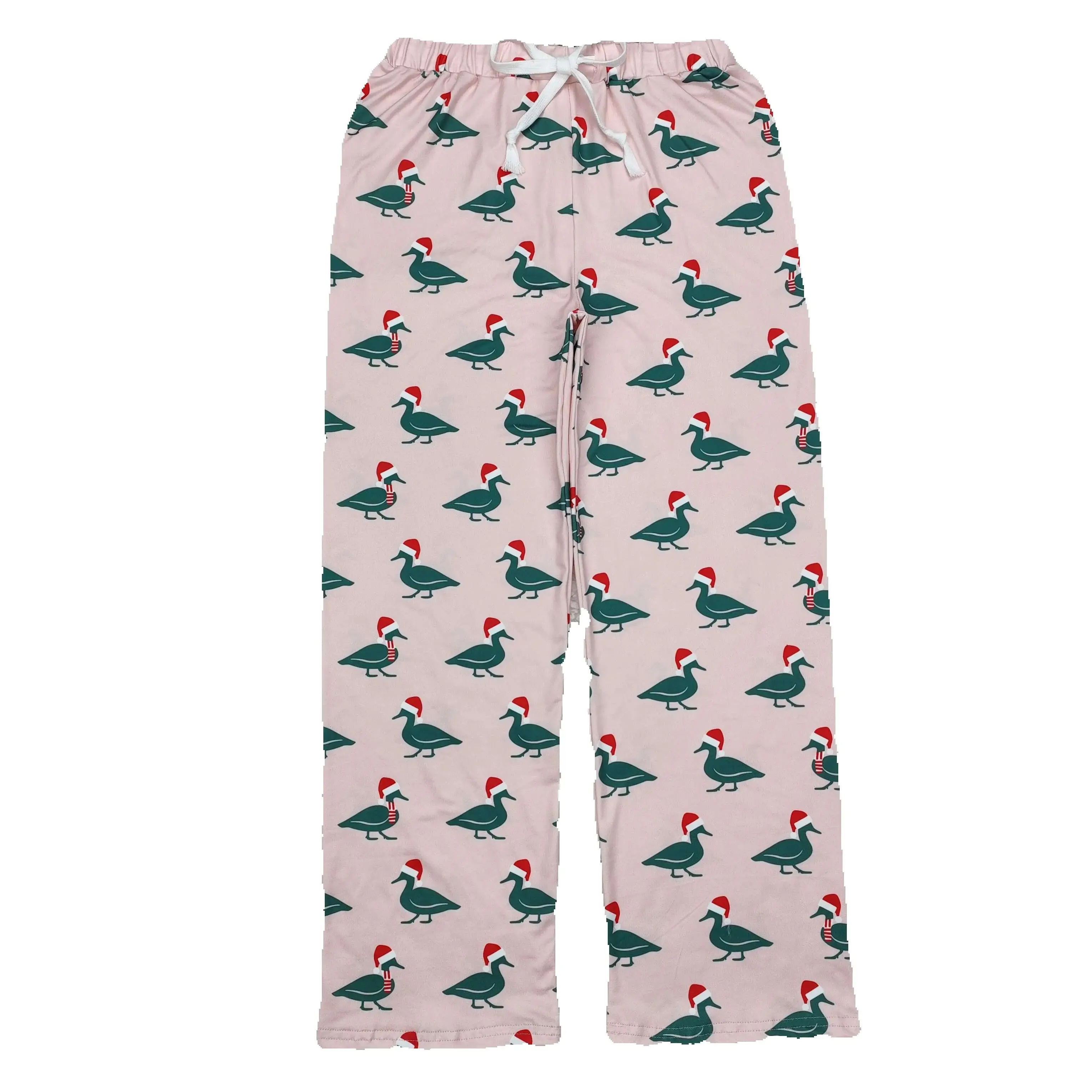 P0637 Stylish And Good Looking Adult Woman Trousers Christmas duck pink Print With Adult Women Rts No Moq