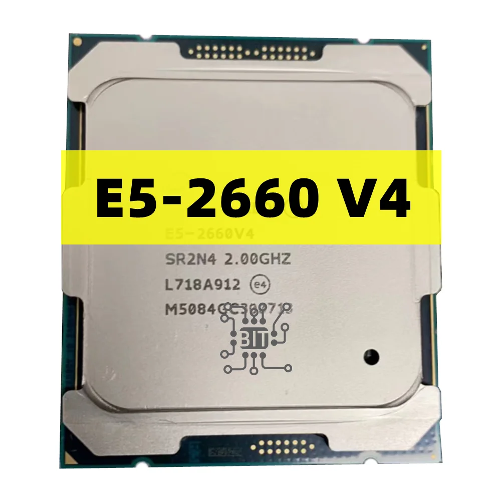 Imagem -02 - Xeon e5 2660v4 Smartcache E52660v4 2.0ghz 14 Núcleos 35mb e5 2660 v4 Fclga20113 105w E5-2660 v4 10 Pcs