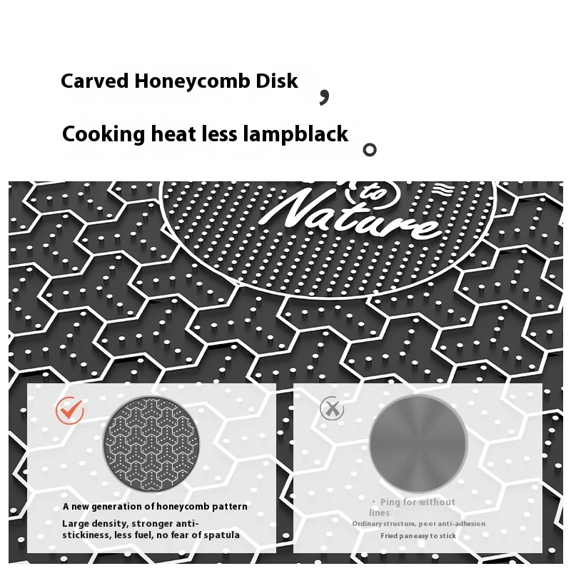 

Naturehike BBQ Frying Pan 316 Stainless Steel Non-Stick Baking Tray Camping Outdoor Picnic Dinner Barbecue Plate Round Stove