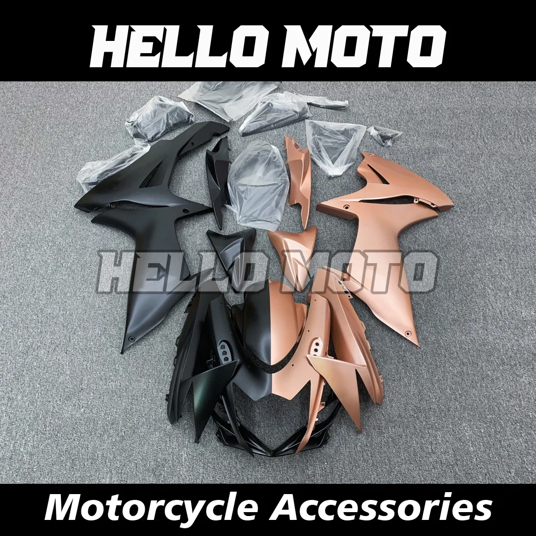 New ABS Injection Molding Motorcycle Fairings Kits Fit For L1 L2 L3 L4 L5 L6 L7 L8 L9 600/750cc 2011-2022 Bodywork Set