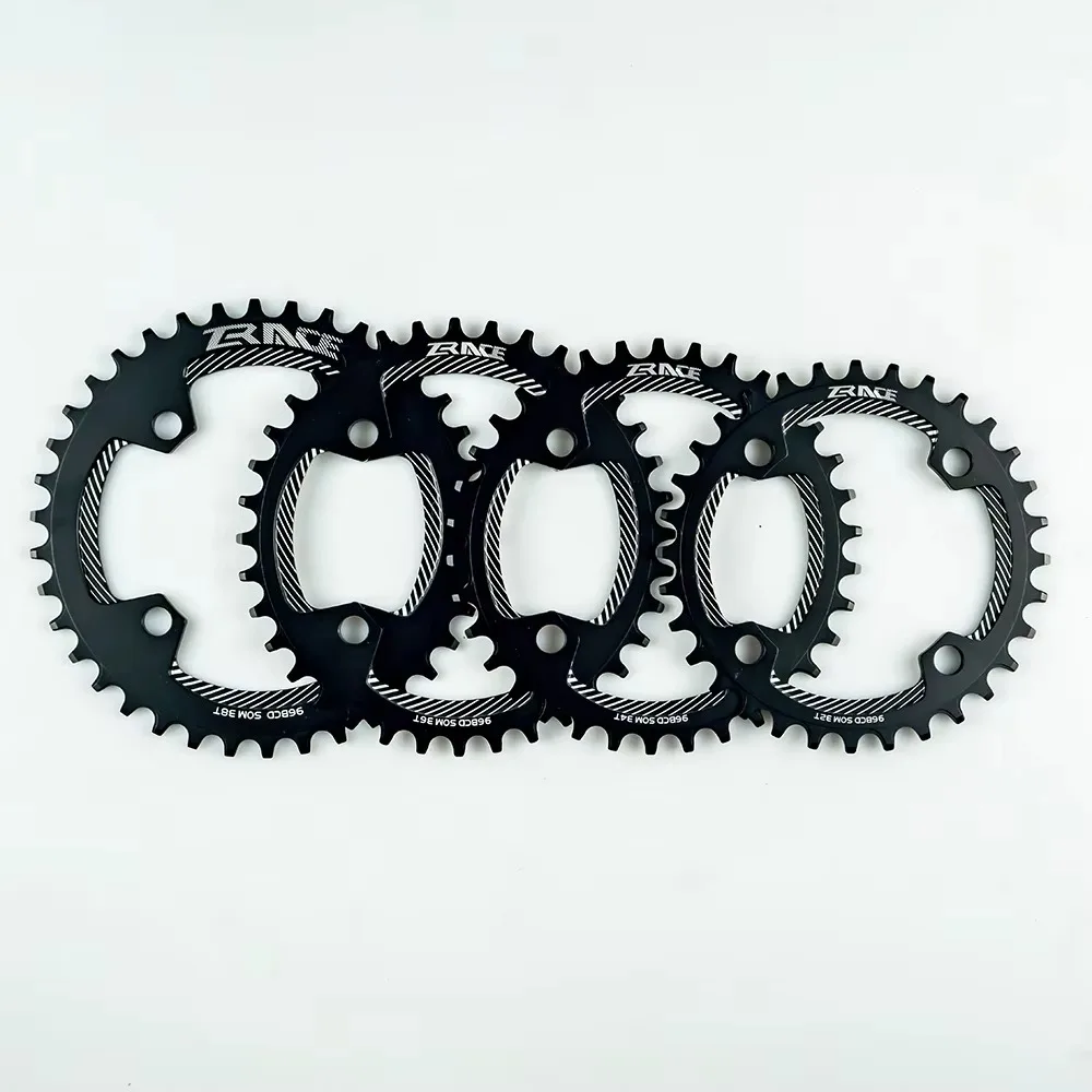 ZRACE BCD96 Symmetrical Chainrings for MTB 32T 34T 36T 38T AL7075 CNC Process Vickers-Hardness 15+ Chainwheels