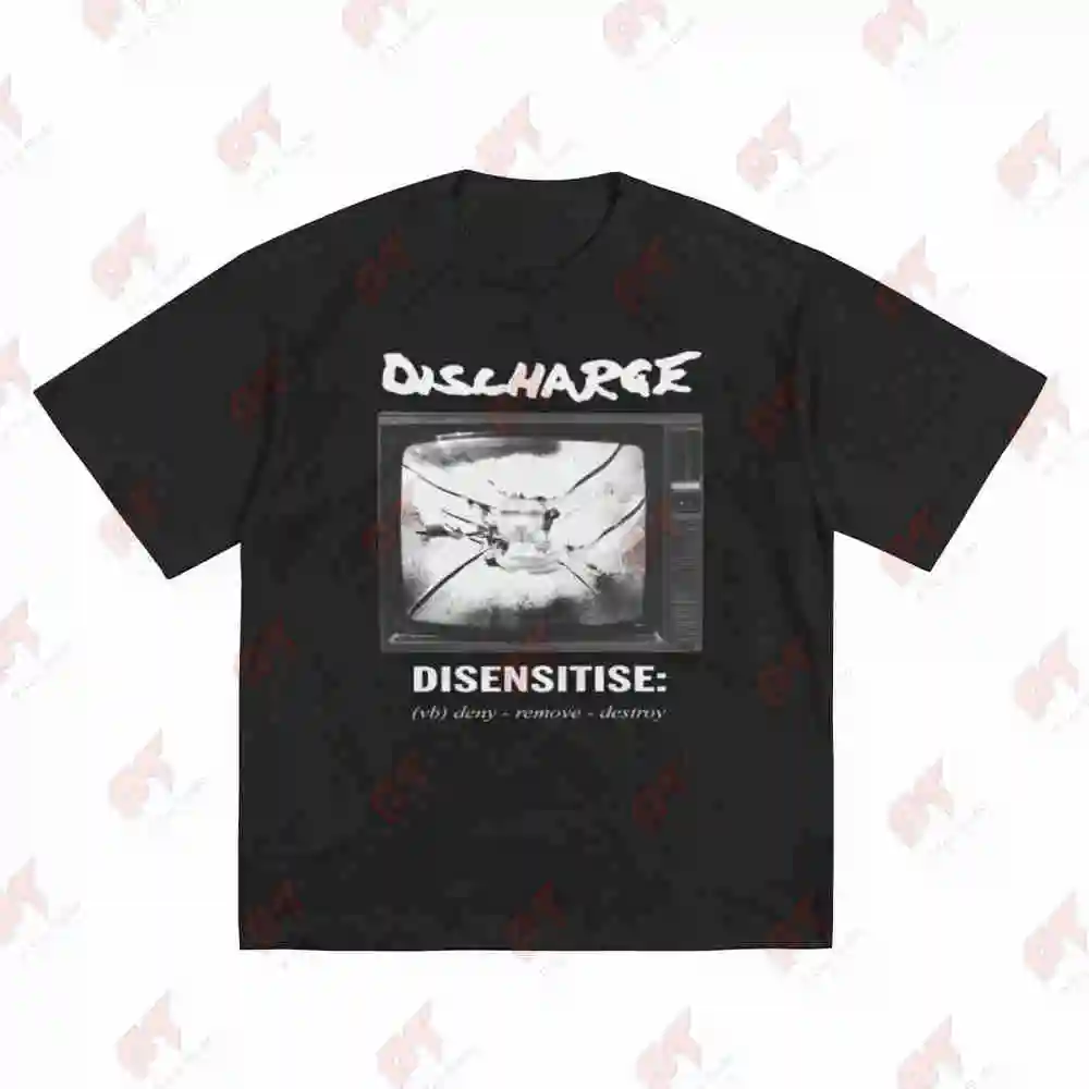 Discharge Band Albums Short Sleeve Tee 100% Cotton T-Shirt