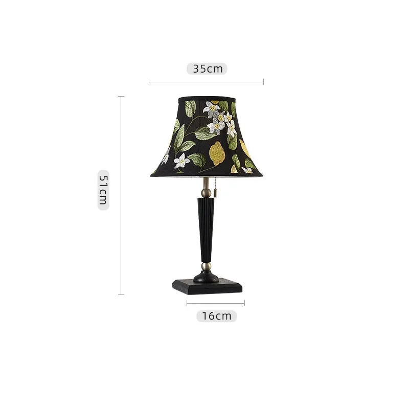 French-Style Mid-Ancient Table Lamp, Quiet Style, Living Room Atmosphere, Study, High-Grade Retro Bedroom Bedside