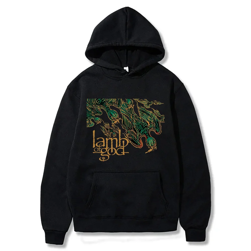 Lamb of God Clothing Ashes The 20th Anniversary Edition Hoodies New Pattern Trend Oversized Pullover Women Men High Street Hoody