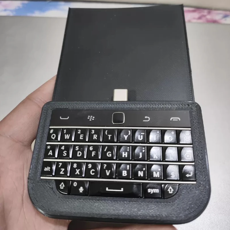 BlackBerry Q20 Keyboard Mouse Customized Typec Wired for IPhone/Android Blackberry Mobile Phone Keypad Accessories DIY view 2