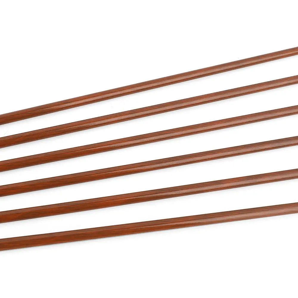 Carbon-Pfeilschäfte für Bogenschießen, 12X Sp500, ID 6,2 mm, OD 7,8 mm, 30 Zoll, 2 Zoll, mit austauschbarem Gummifeder- und 100-Grain-Pfeilspitzen, für Recurve- und Compoundbögen – Detail 2