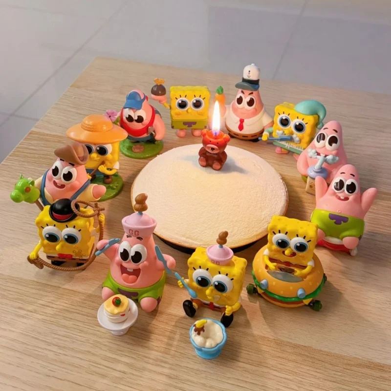 POP MART In Stock Genuine Spongebob Squarepants Good Friends Series Figurine Blind Box Desktop Decor Mystery Box Birthday Gift view 6