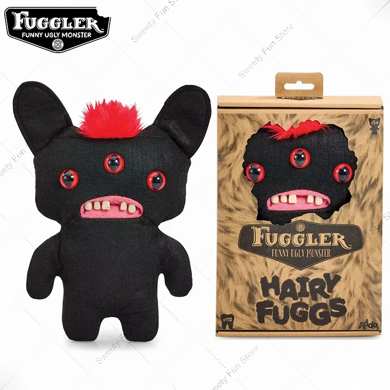 100% Original Fuggler Funny Ugly Monster Plush Toy Mini Rascals Hairy Fuggs Tooth Monsters Stuffed Plushies Doll Gifts Children