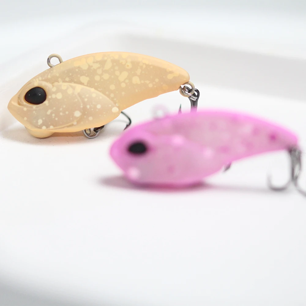 Kunststoff Künstliche Volle Schwimmen Schicht VIB Angeln Locken 40mm 4g Neue Qualität Mini Vibration Harten Köder Für salzwasser Karpfen Angeln – Detail 27