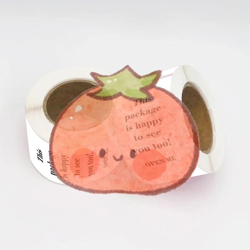 جديد Ins الإبداعية بالجملة ذاتية اللصق التعبئة والتغليف شريط ملصقات الختم ملصقات تغليف الهدايا 100 قطعة/لفة