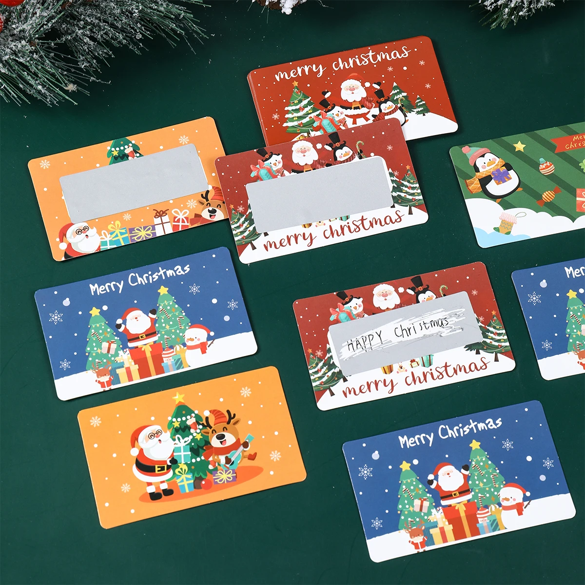 20/40 قطعة عيد الميلاد خدش بطاقات عيد الميلاد ديكور للمنزل 2025 لتقوم بها بنفسك ألعاب لوازم هدية Vouchers نافيداد ناتال هدية السنة الجديدة 2026 #4