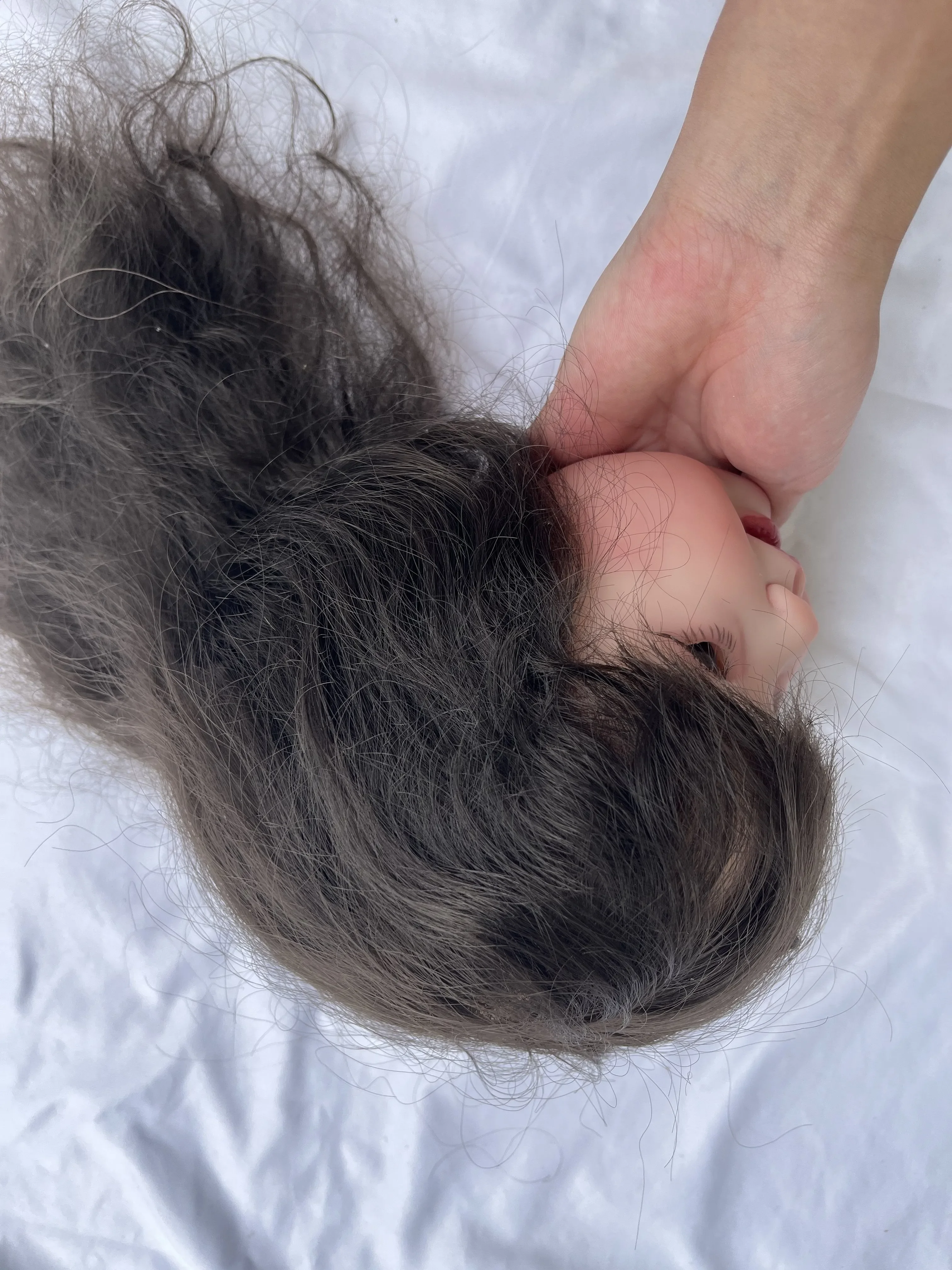 DLS dostosowane ograniczone dostawy 28 cali Reborn Baby Teegan z ręcznie ukorzenionymi włosami już pomalowany zestaw DIY część z korpusem z tkaniny