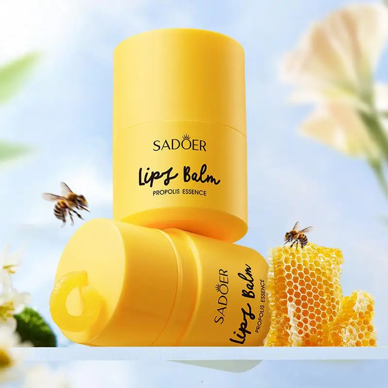 

SADOER Propolis Vitamin E Essence Lip Balm,Moisturizing And Shining Lip Care,long Lasting Hydrating Moisturizing Lipstick 13g