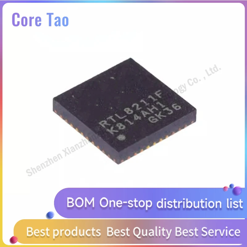 5PCS/LOT RTL8211F-CG RTL8211F QFN40  Communication card chip IC in stock