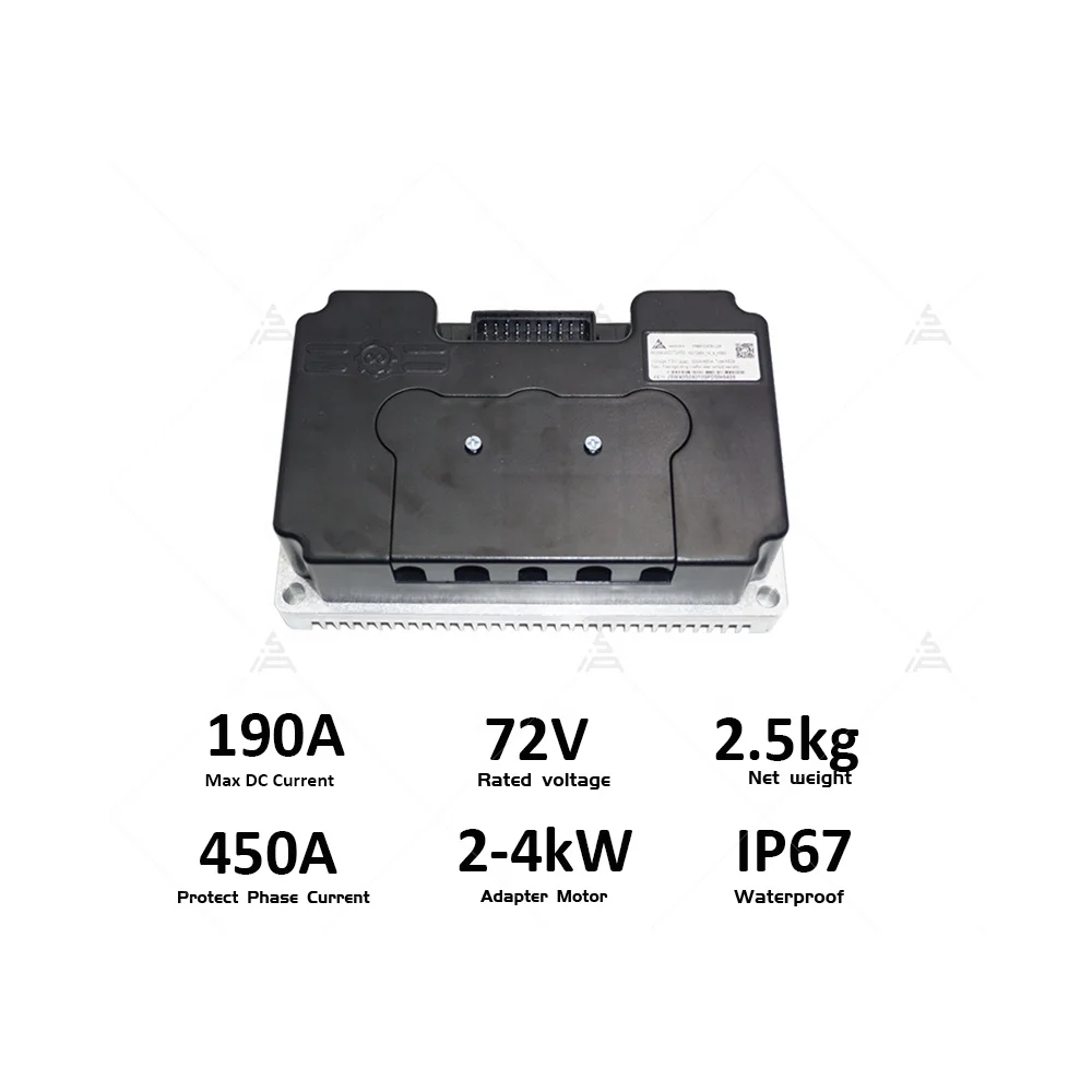 ND72450 High Performance 72V 190A Max DC Programmable Motor Controller for Electric Motorcycles Scooters