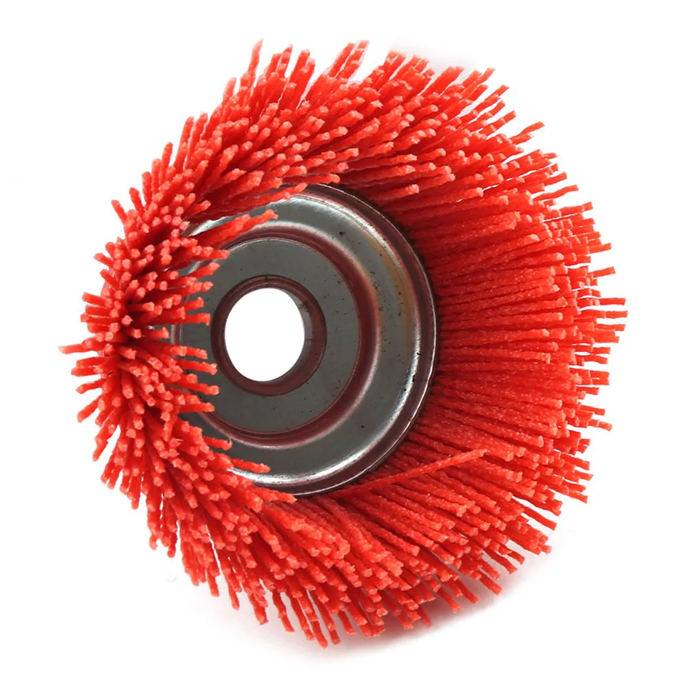 

Hot Sale Reliable Durable Tools Cup Brush Nylon Wire Deburring For Wood Nylon Wheel Wire Brush 100mm 16mm 4inch