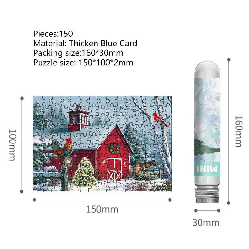 لغز أنبوب اختبار صغير ، ألعاب تخفيف الضغط ، لغز الطلاء الشهير للبالغين ، لعبة الأسرة ، لعبة تعليمية ،