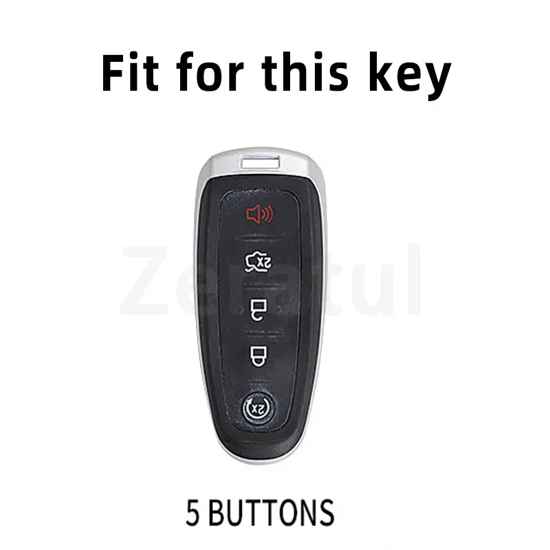 5 Buttons Fashion TPU Remote Key Cover For Ford Edge Escape Expedition Explorer Focus Taurus Flex C-MAX Fob Case Shell Protector