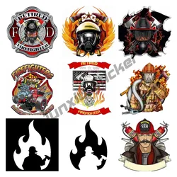 Delicate Proud A Breakthrough In The Fire Fireman Firefighter Hero Bright Car Aid Extinguisher Sticker Waterproof Decor