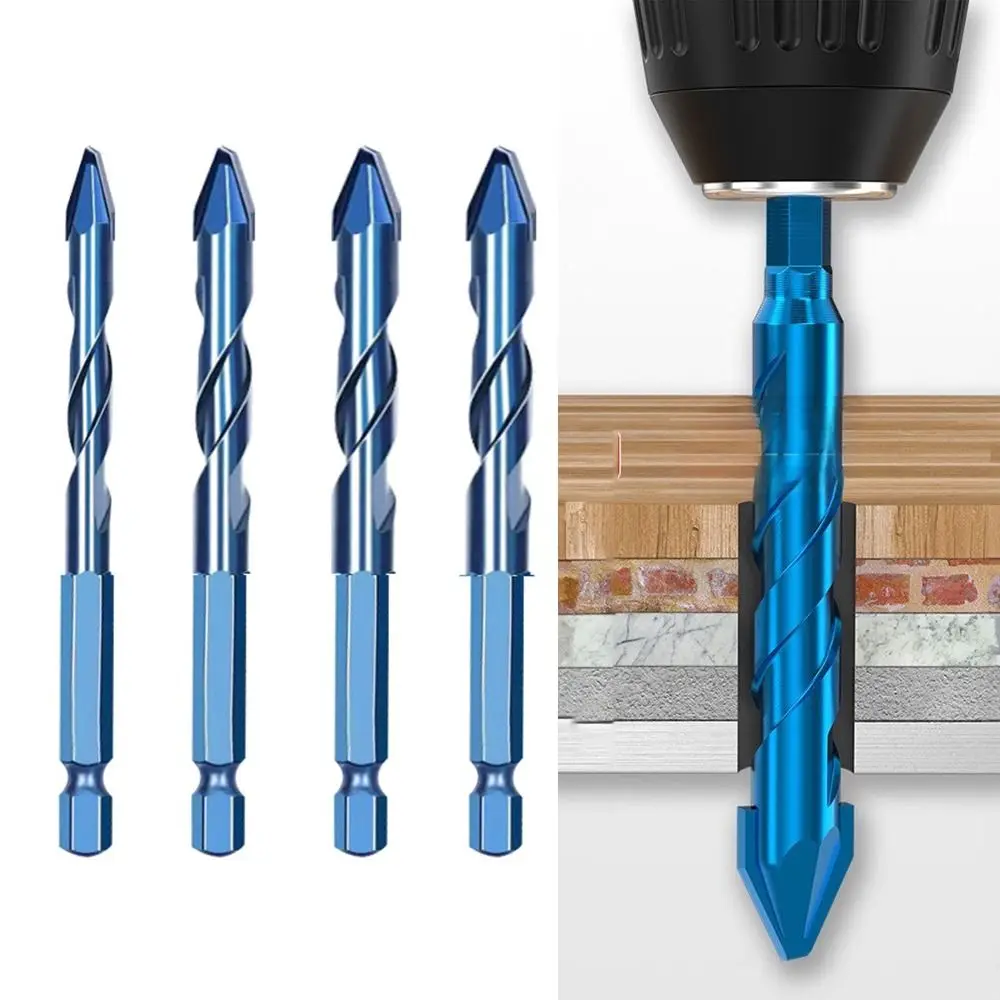 Multifunction High Hardness Eccentric Drill Bit Precision Punching Hole Drill Bit High Quality 6/8/10/12mm Triangle Drill Bit
