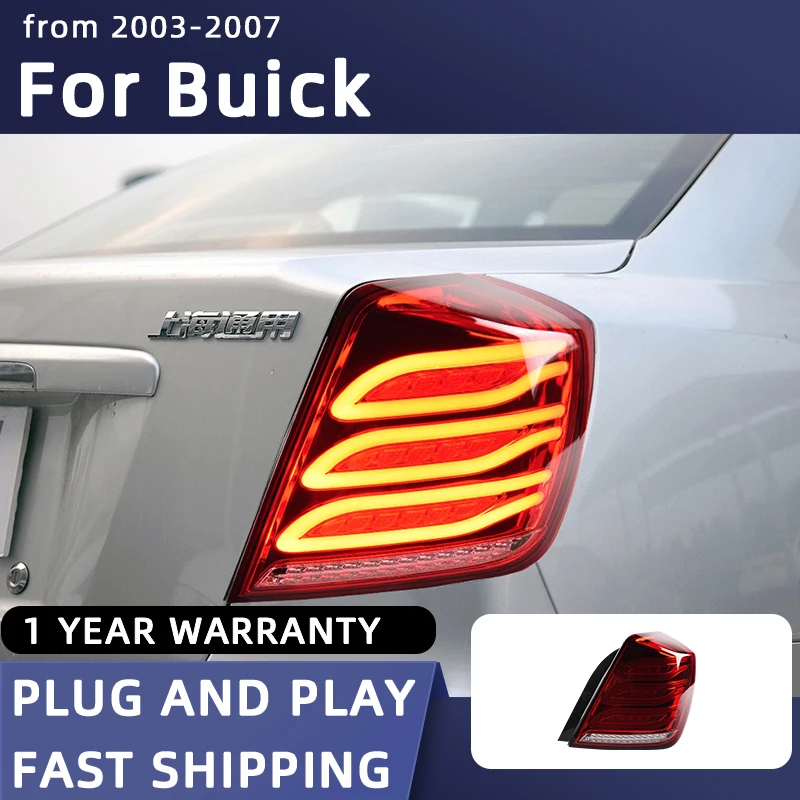 Car Styling Taillights for Buick Opel Excelle LED Tail Lamp 2003-2007 Tail Light DRL Rear Turn Signal Automotive Accessories