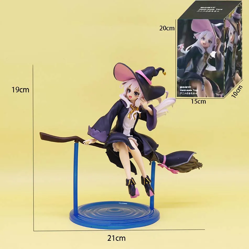 Witch Elaina Anime Figure Wandering Witch The Journey of Elaina Action Figure PVC Collection Model Toys Christmas Gifts