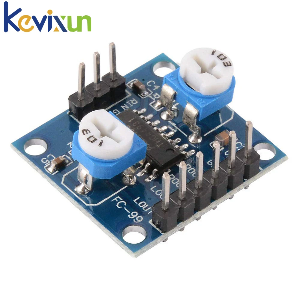 1-10pcs PAM8406 Digital Amplifier Board With Volume Potentiometer 5Wx2 Stereo