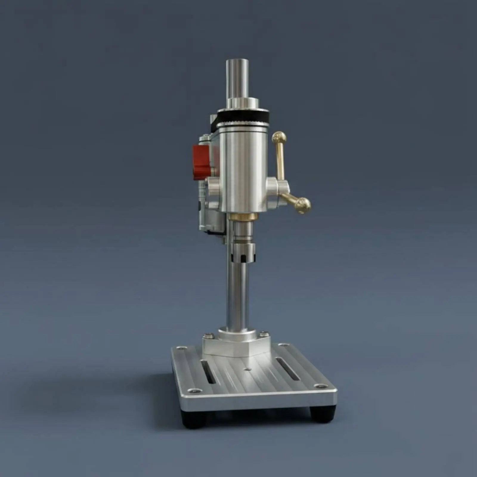 Mini Drill Press Sturdy Metal Construction Precision Bench Drill Portable Drilling Machine Multi-Functional for Hobbyists
