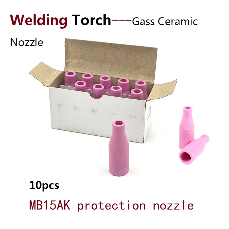 

5/10pcs MB-15AK/14AK Gas Ceramic Welding Torch Consumables Nozzle Welding Gun Torch Tip Nozzle Shield Cup for 14AK 15AK MIG/MAG