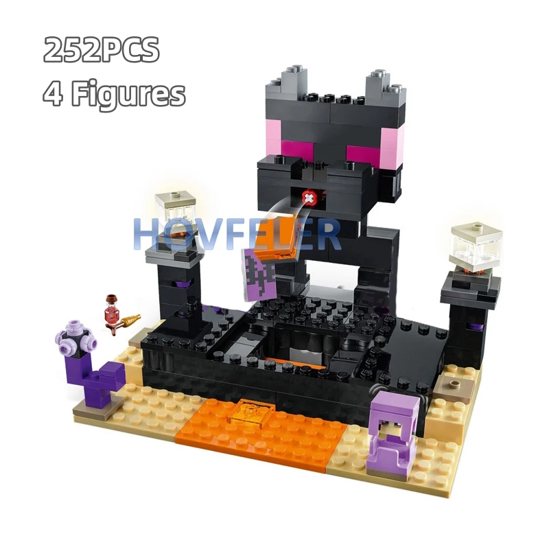 The Dog  Lodge Houses World Building Blocks  Foxs Rabbit Creepers Mine Alpacas Pandas Classical Model Bricks Sets Kids Kit