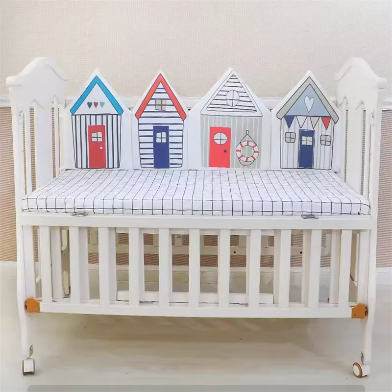paracolpi-per-culla-in-stile-nordico-morbido-cotone-anti-collisione-per-neonati-paracolpi-creativo-a-forma-di-casetta-per-letto-bambini