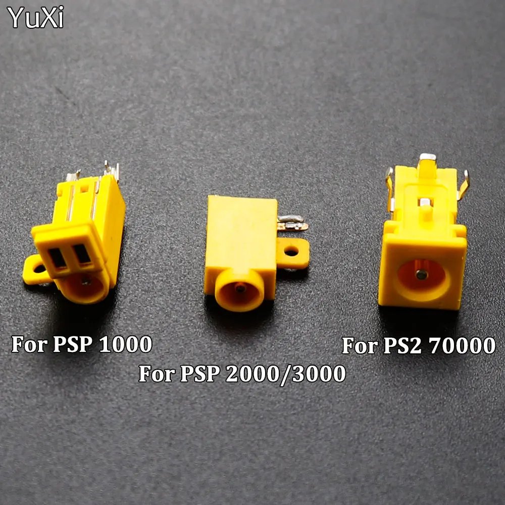 1Pcs For PSP 1000 2000 3000 Power Charging Port Female Socket DC Jack Connector For PS2 70000 PSP2000 PSP3000 PSP1000 Console