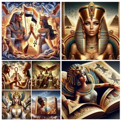 Egyptian Queen Cat Diamond Painting Diy Diamond Mosaic Magician Witch Cross Stitch Full Square Embroidery Rhinestones Home