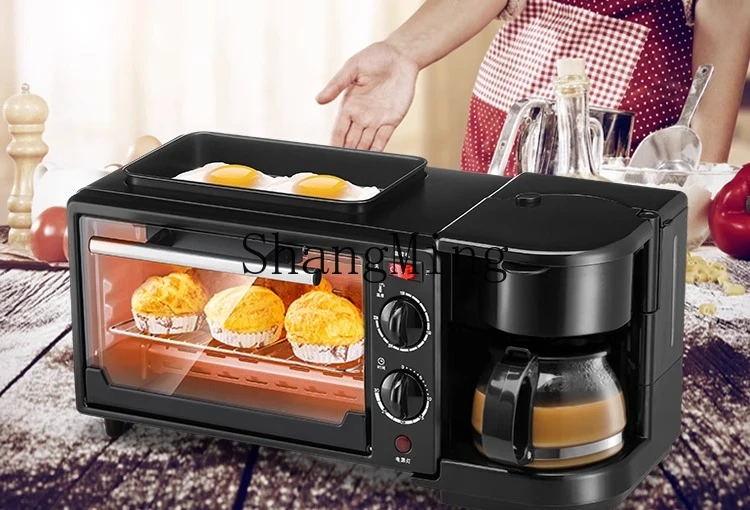 ZYY 3-in-1 Toaster Home Breakfast Machine Automatic Intelligent Multi-function