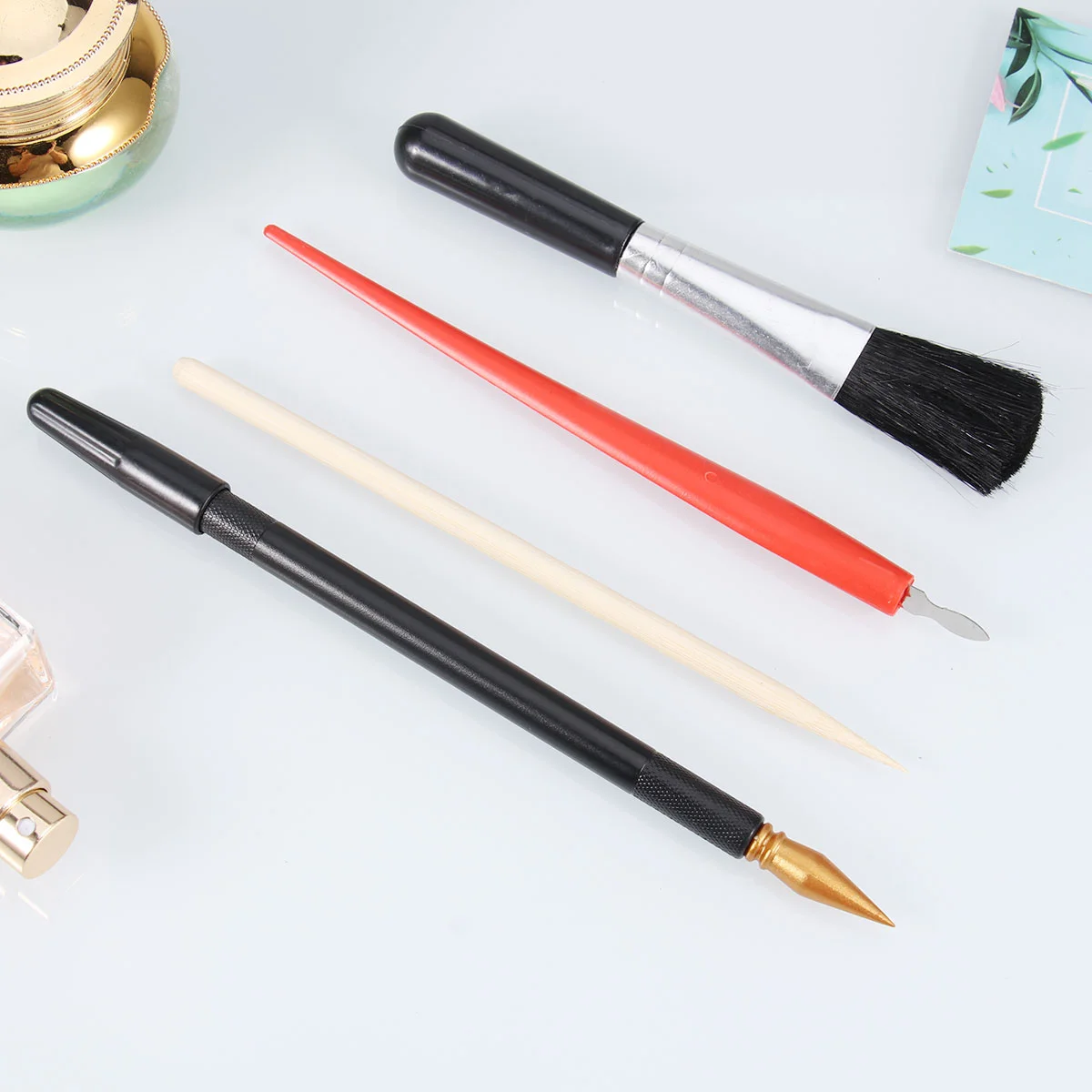 

4PCS Scratch Painting Tool DIY Pen Set Portable Scratcher Handcraft Kit Scratch Painting Stick Scratch Painting Pen