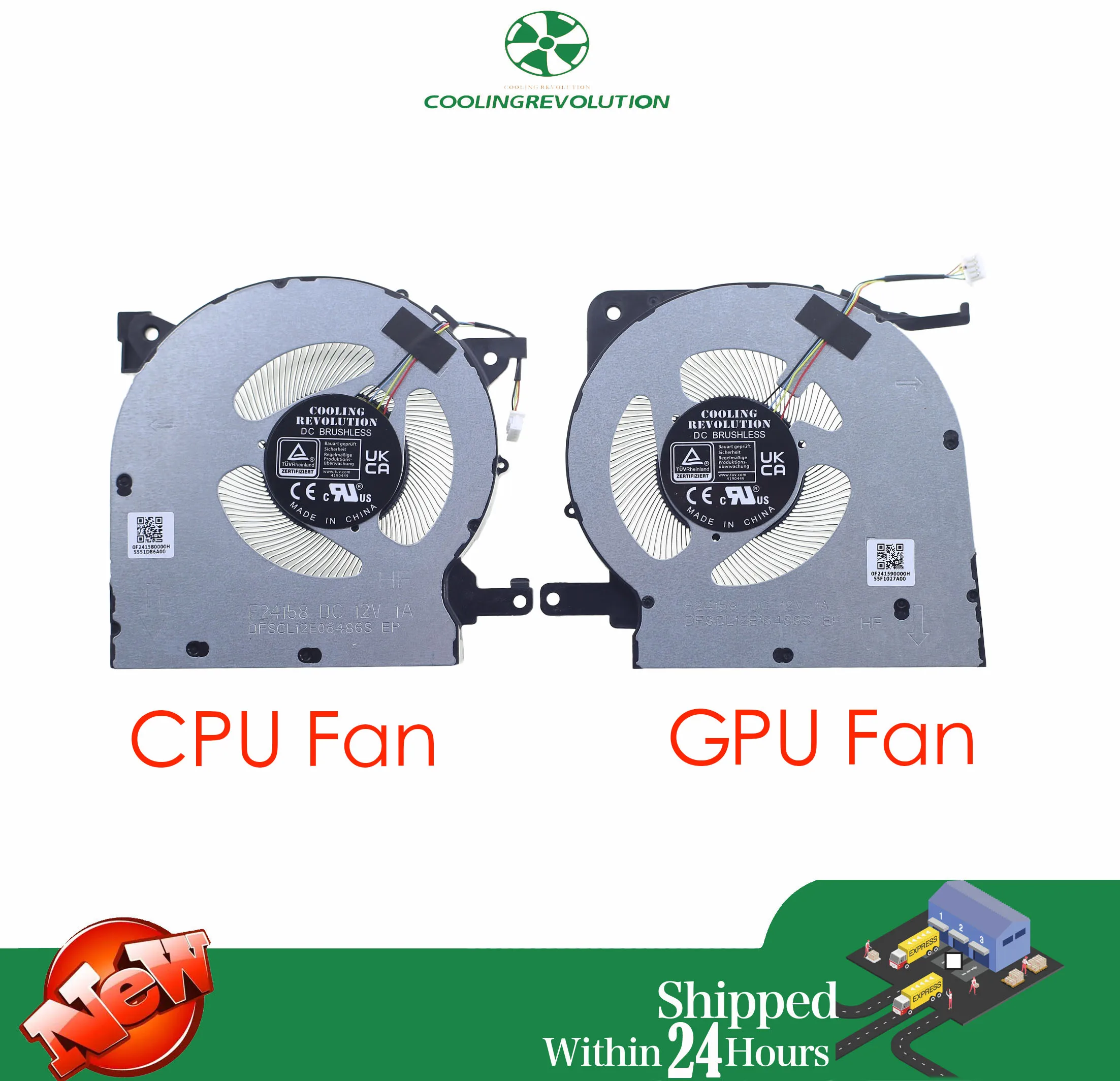 Laptop CPU GPU Cooling Fan for Lenovo Lengion Y7000 2025 5F10S14333 5F10S14332 SF11S00730 Fan