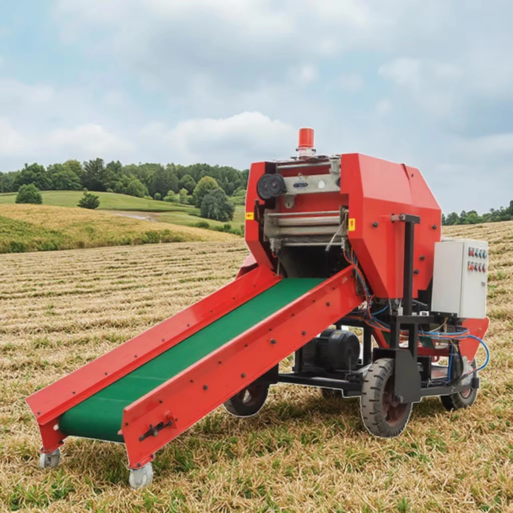 Farm Household Mini Round Hay  - Silage Baler Machine ulasan dan harga